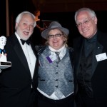 2010 Edgars with winner Otto Penzler and Les Klinger