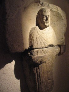 Roman Statue++From the Roman Bath Museum.