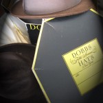 Brown hat on top of Dobbs box is a vintage Adam, probably from mid 1940s.