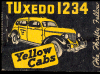 Yellow Cab Matchbook